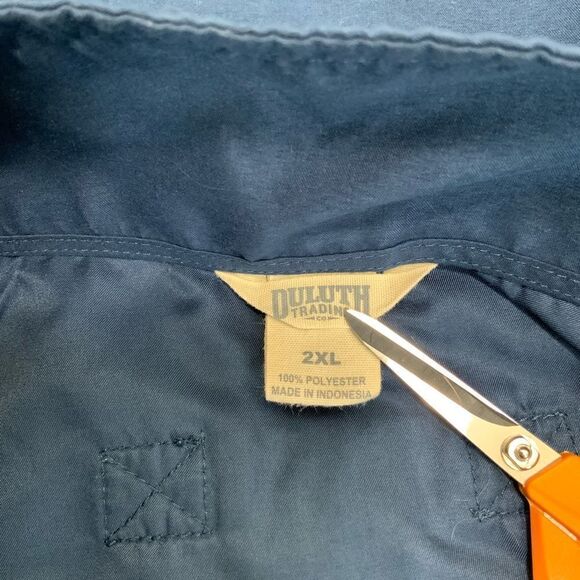 DULUTH TRADING COMPANY 1/4 zip pullover - Picture 4 of 5